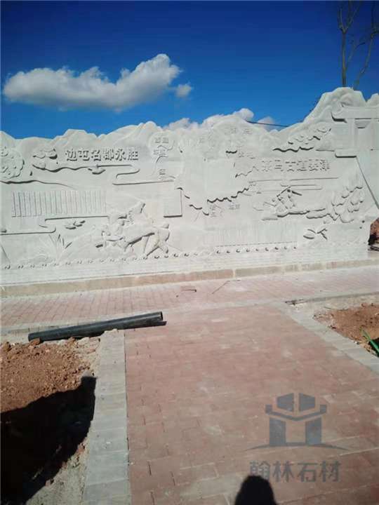 青石浮雕景墙 - 成都翰林石材有限公司 