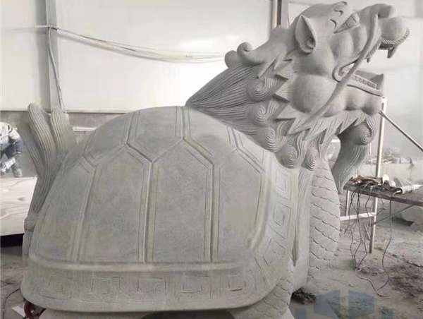 青石石雕龙龟 - 成都翰林石材有限公司 